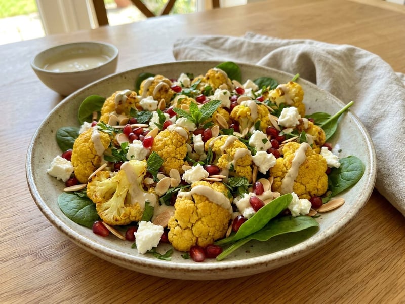 Orientalischer Karfiol-Salat | Knusprig & Würzig
