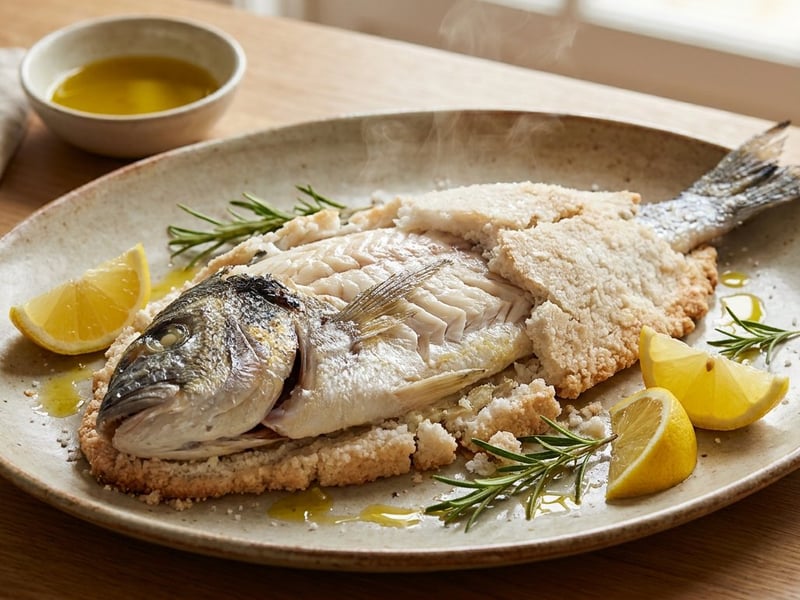 Dorada a la Sal | Juicy Gilthead Bream in a Salt Crust