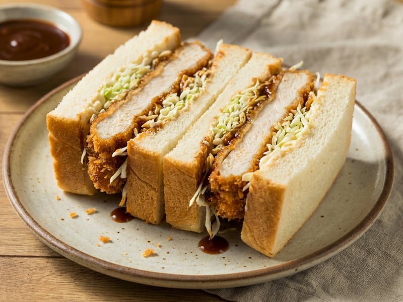 Chicken Katsu Sando | Japanese Street Food Sandwich