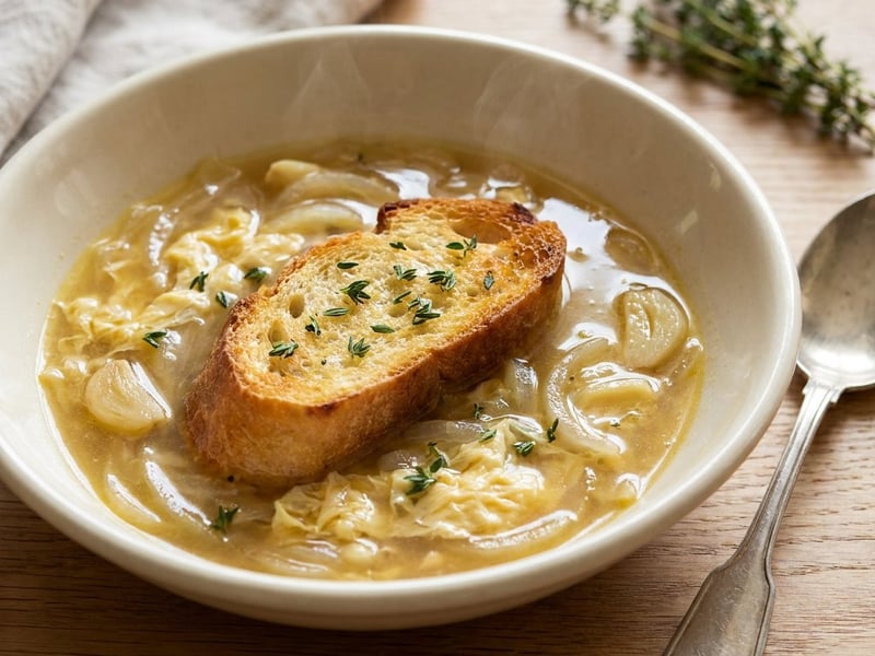 French Tourin | Savoury Garlic and Onion Soup