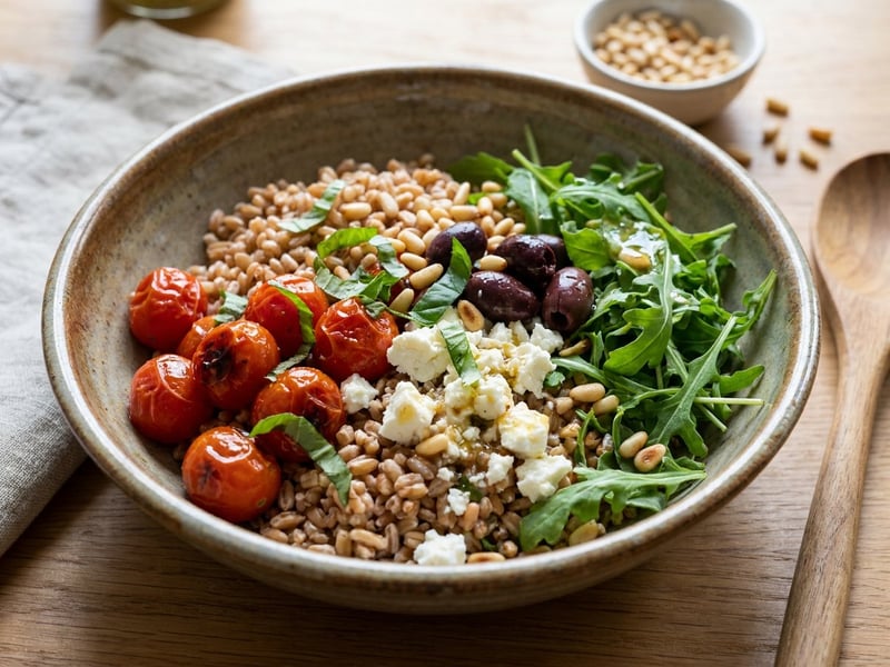 Tuscan Farro Salad | Fresh Summer Delight