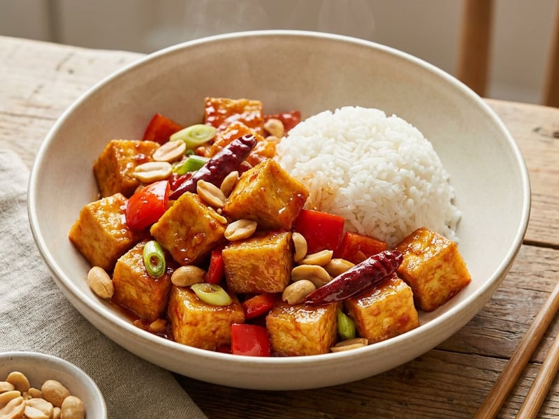 Kung Pao Tofu | Würzig & Knusprig aus dem Wok