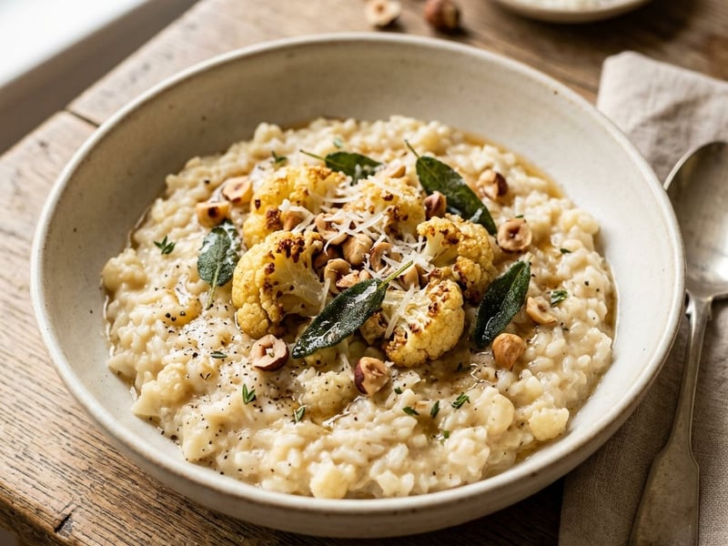 Cremiges Karfiol-Risotto | Fein geröstet & nussig