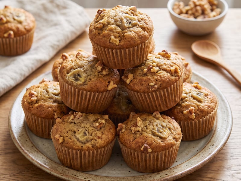 Banana Muffins for Kids