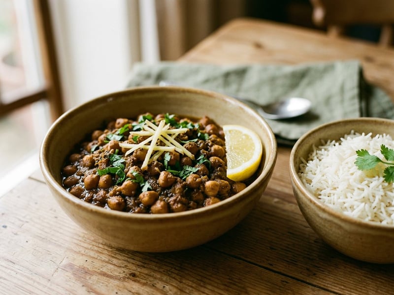 Nordindisches Pindi Chana | Würzig & Vegan