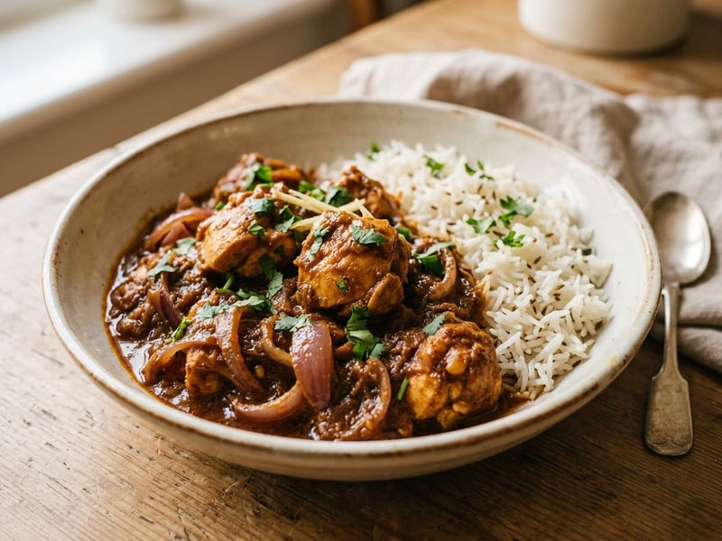 Chicken Dopiaza | Spiced Indian Onion Skillet in 25 Min