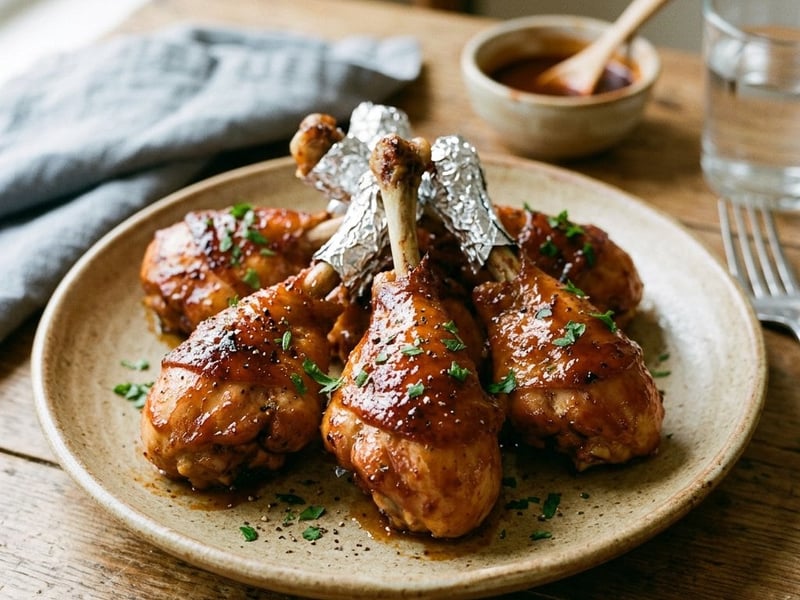 BBQ-Hendl-Lollipops | Knusprig & rauchig glasiert