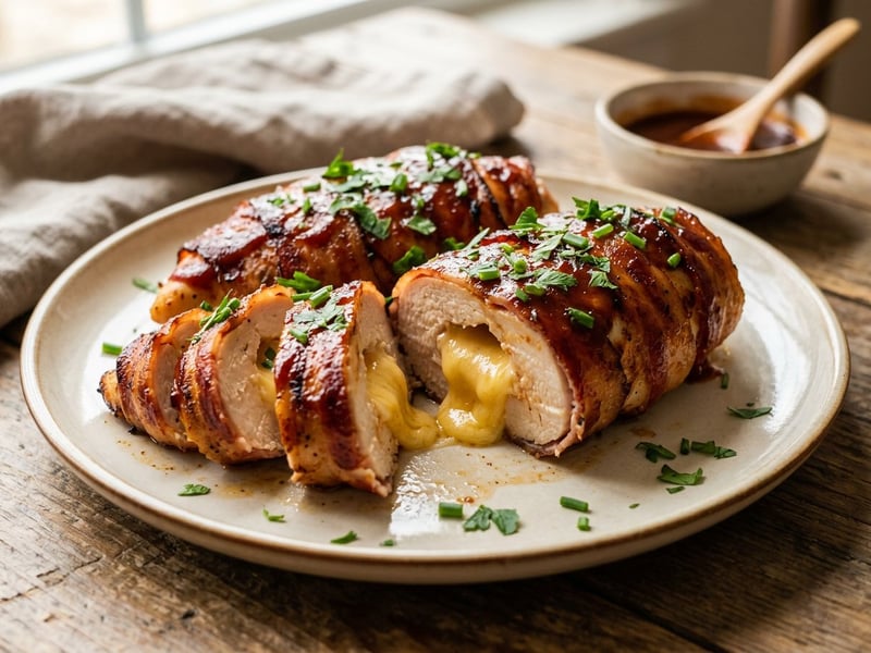 Bacon-Wrapped BBQ Chicken Breast | Juicy & Smoky from the Grill