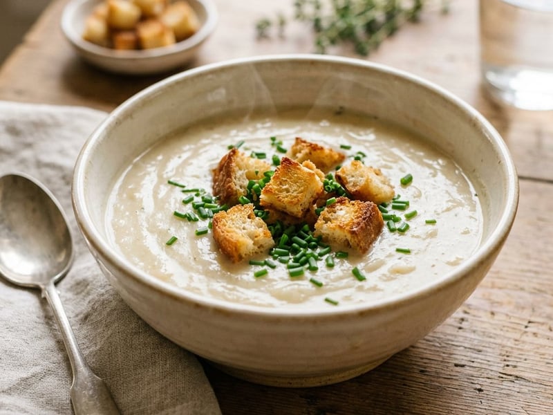Französische Soubise | Samtige Zwiebelcremesuppe