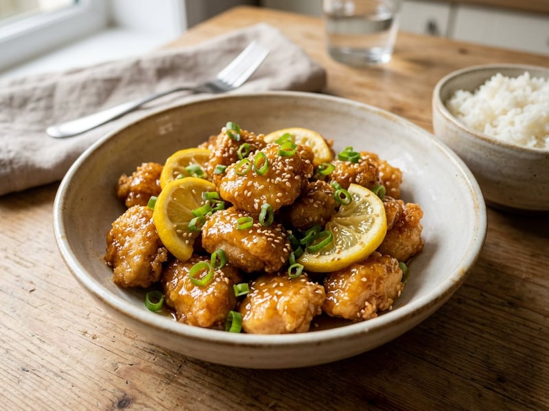 Knuspriges Zitronen-Wok-Hendl | Frisch in 15 Minuten