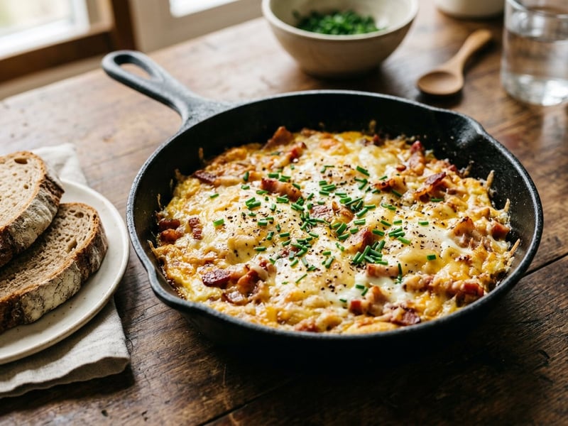 Carinthian Frigga | Hearty Alpine Skillet with Mountain Cheese & Egg
