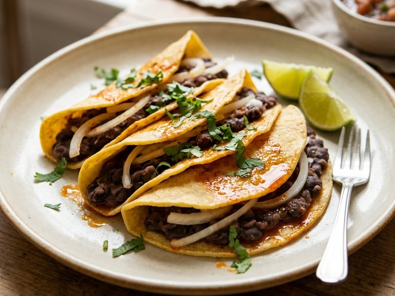 Mexican Tacos de Canasta with Beans | Steamed Street Food Hit