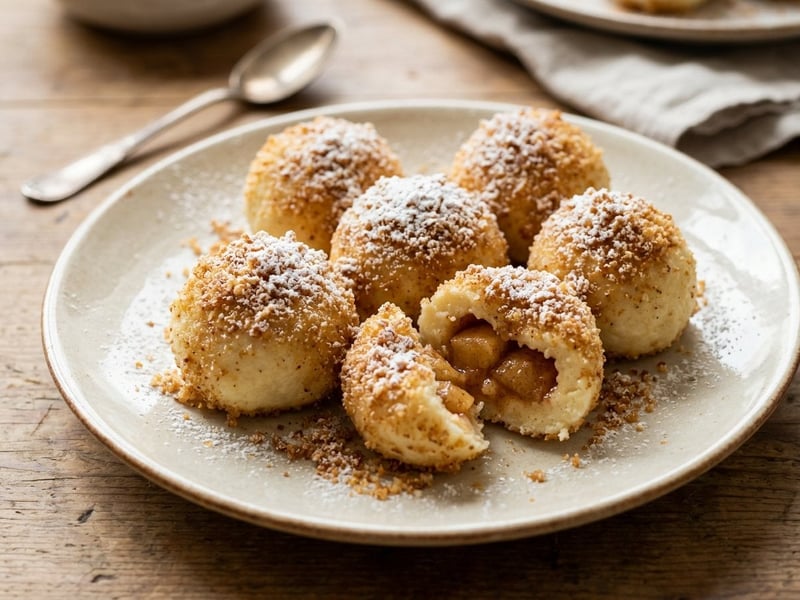 Altwiener Apfelknödel | Saftig & Zimtig