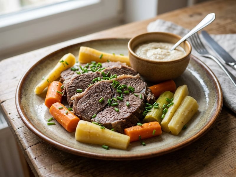 Old Viennese Beef Shoulder with Semmelkren | Tender Boiled Beef