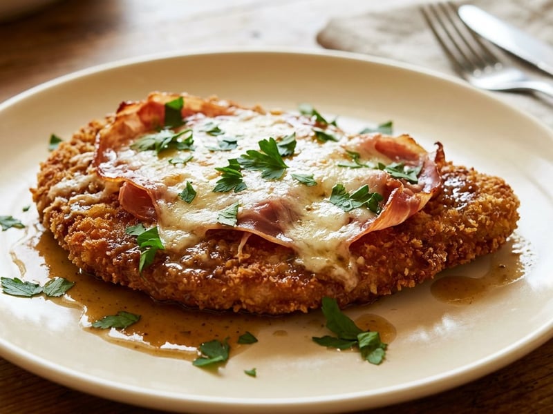 Cotoletta alla Bolognese | Knusprig überbacken