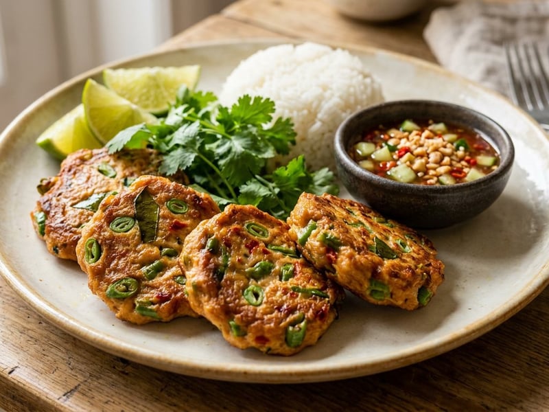 Tod Mun Pla | Crispy Thai Fish Cakes