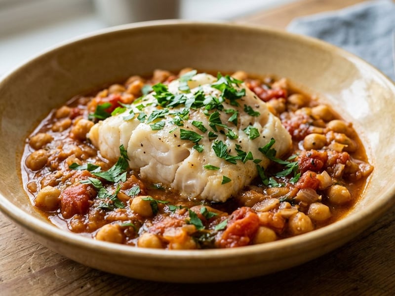 Bacalao con Garbanzos | Cod with Chickpeas
