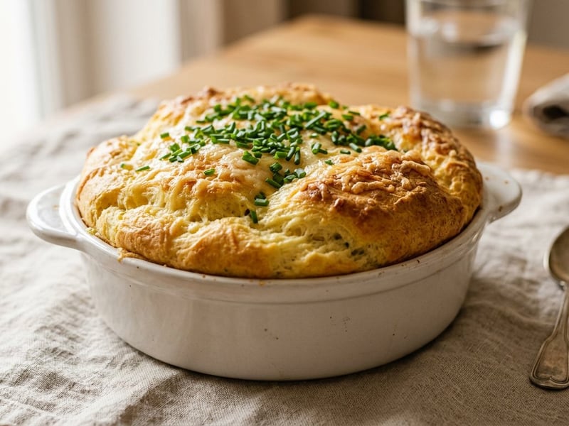 Fluffy Old Viennese Potato Soufflé | With Mountain Cheese