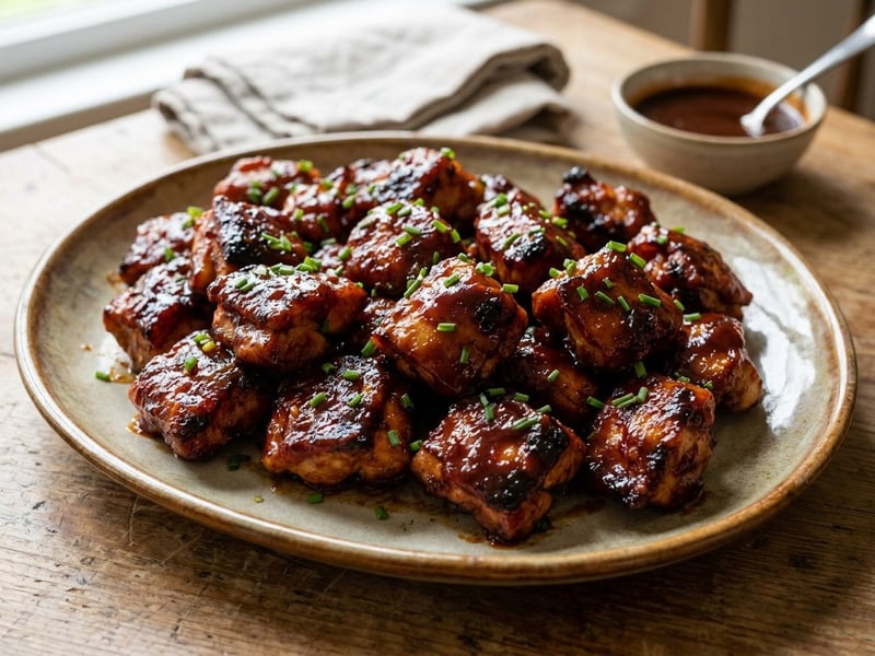BBQ Chicken Burnt Ends | Smoky & Crispy Caramelised