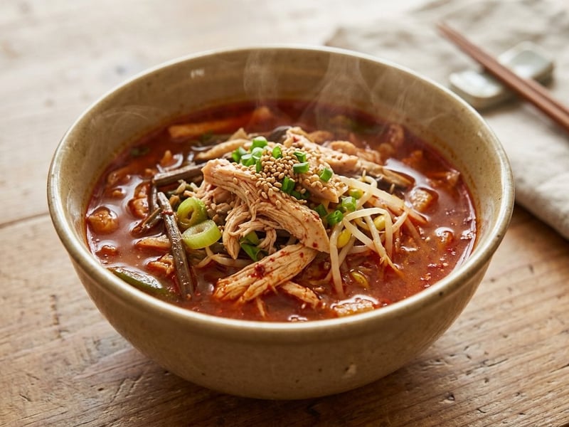 Dakgaejang | Scharfe koreanische Hendlsuppe