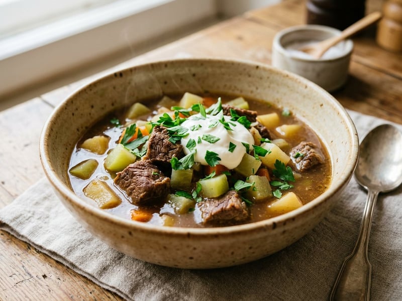 Old Viennese Kohlrabi and Beef Stew | Hearty & Fine