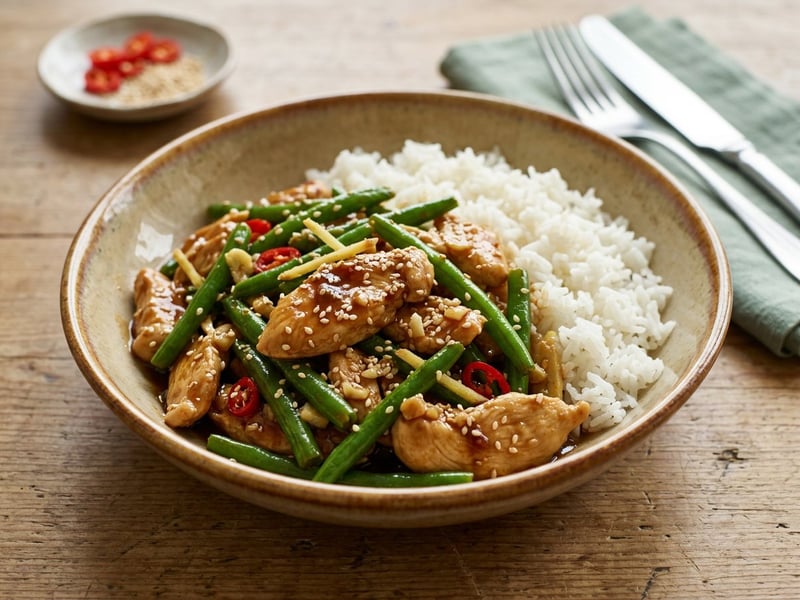 Sichuan Wok Chicken with Green Beans | Crisp & in 15 Minutes