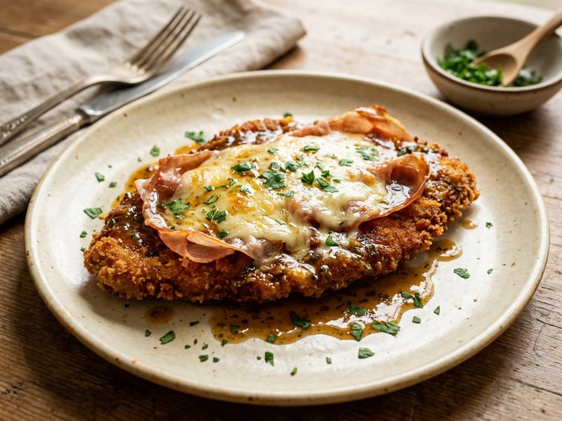 Cotoletta alla Bolognese | Juicy Schnitzel with Prosciutto