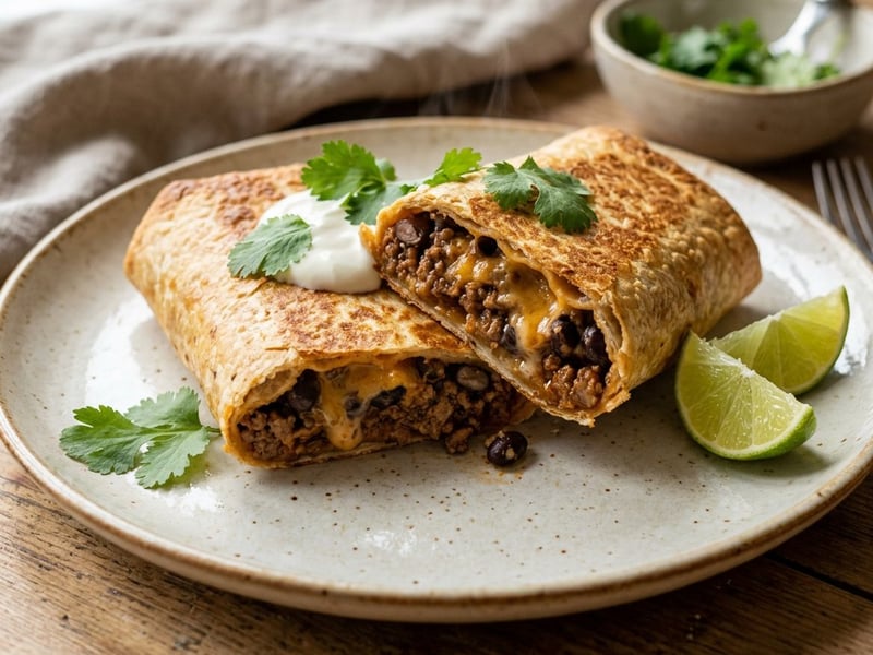 Crispy Beef Chimichangas | Street Food Hit