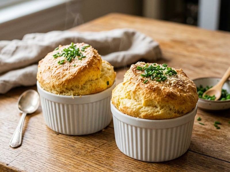 Vorarlberg Mountain Cheese Soufflé | Fluffy & Savoury