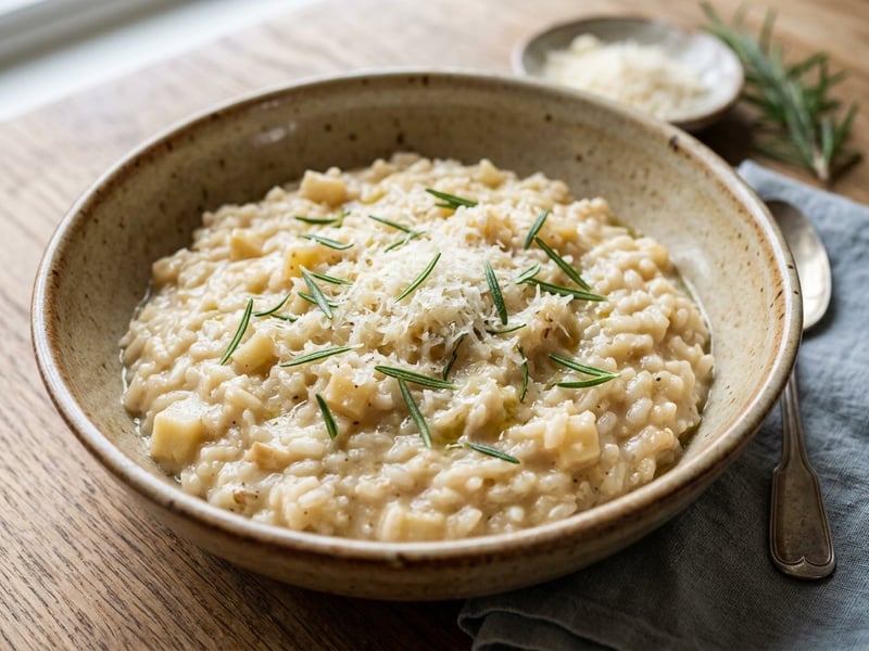 Creamy Parsnip Risotto with Rosemary | Velvety & Delicate