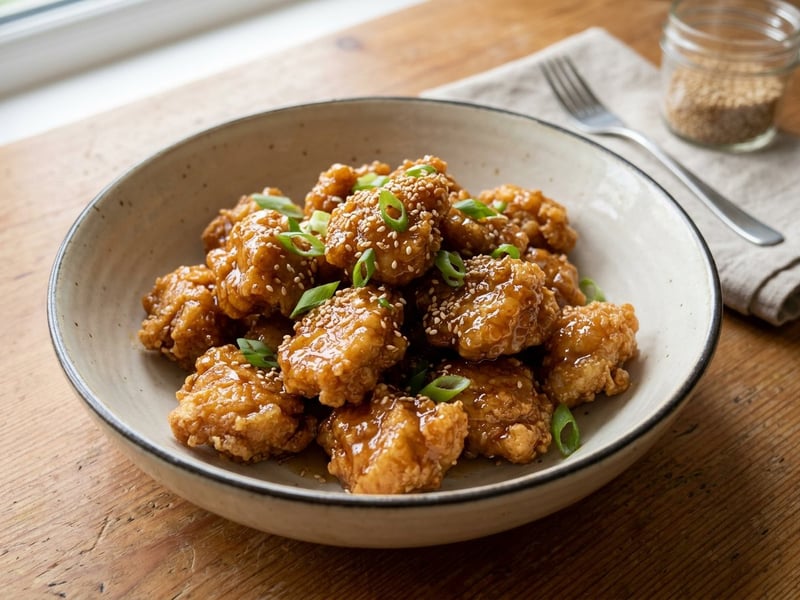 Korean Honey Butter Chicken | Crispy from the Oven