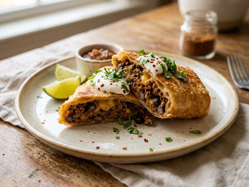 Crispy Beef Chimichangas | Crunchy & Juicy