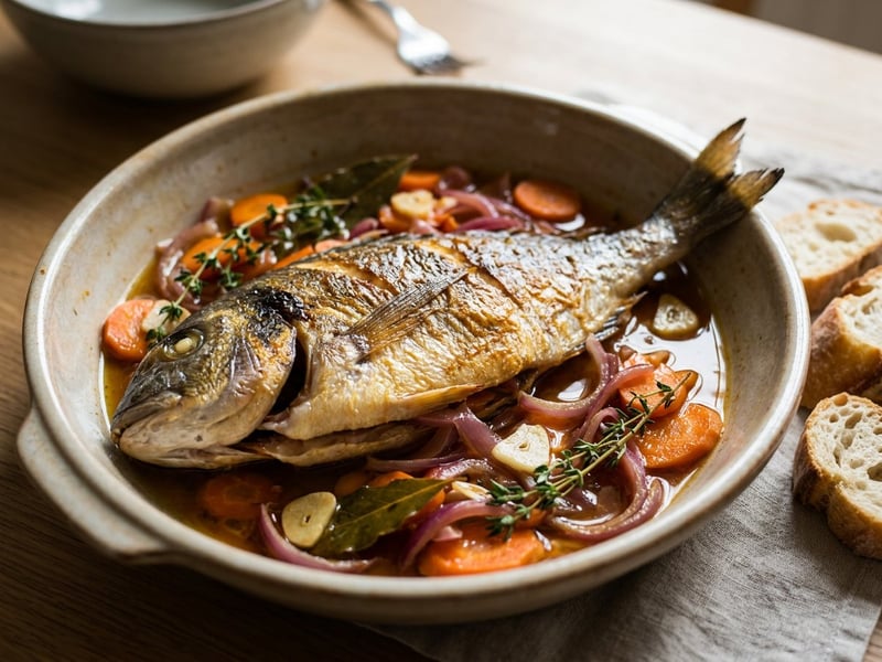 Dorada en Escabeche | Fein mariniert & saftig
