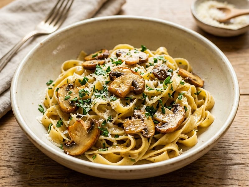 Tagliatelle mit Steinpilzen | Italienischer Herbstgenuss