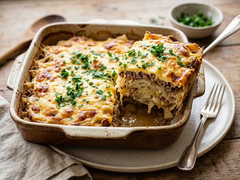 Traditional Viennese Layered Cabbage with Minced Meat | Hearty Autumn Casserole