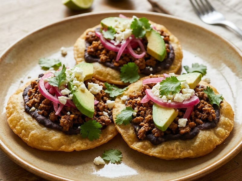 Mexican Panuchos with Beef | Crispy Street Food Hit