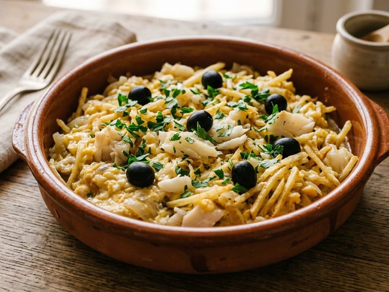 Revuelto de Bacalao | Spanish Cod Scrambled Eggs