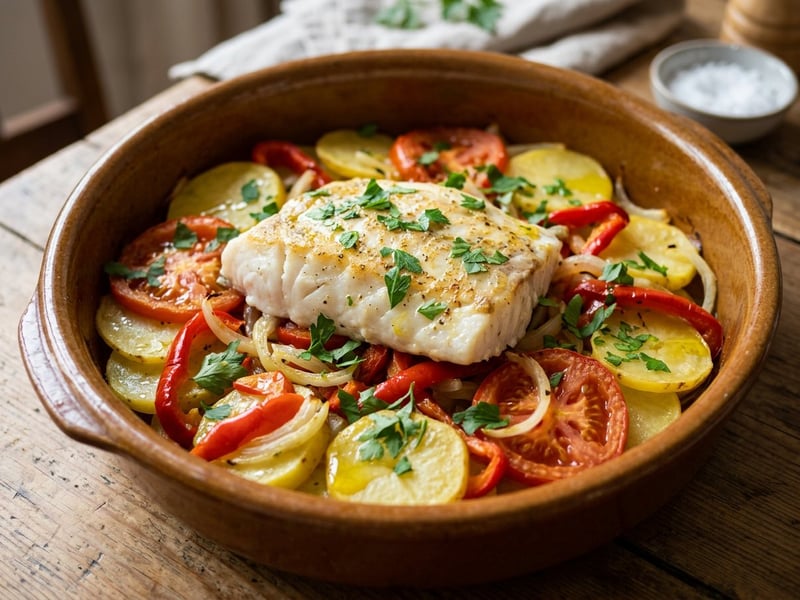 Spanish Oven-Baked Zander | Tender & Juicy