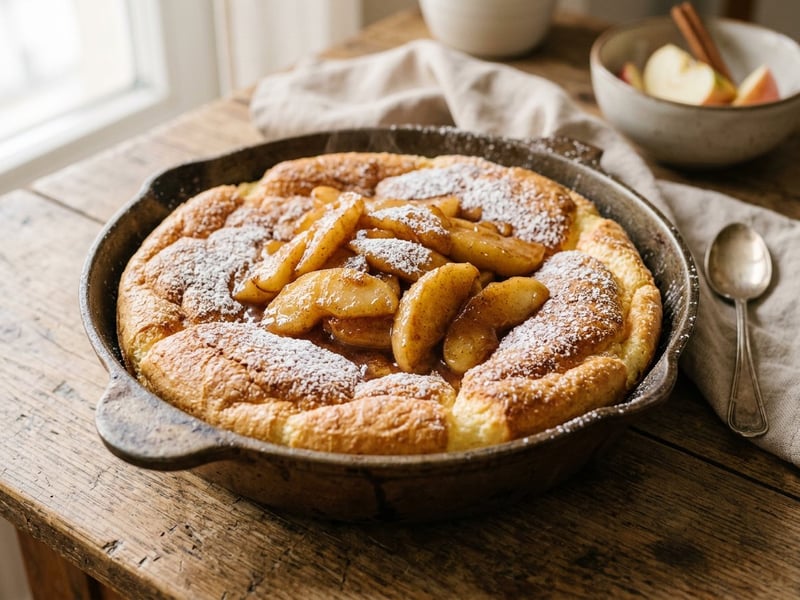 Flaumiges Topfen-Soufflé-Omelett | Herbstlicher Brunch