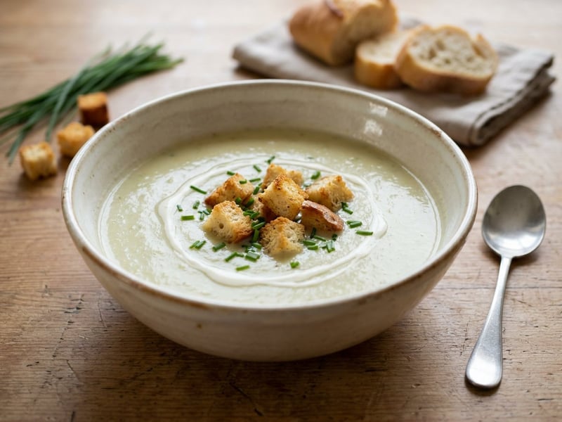 Französische Vichyssoise | Samtige Lauch-Erdäpfelsuppe