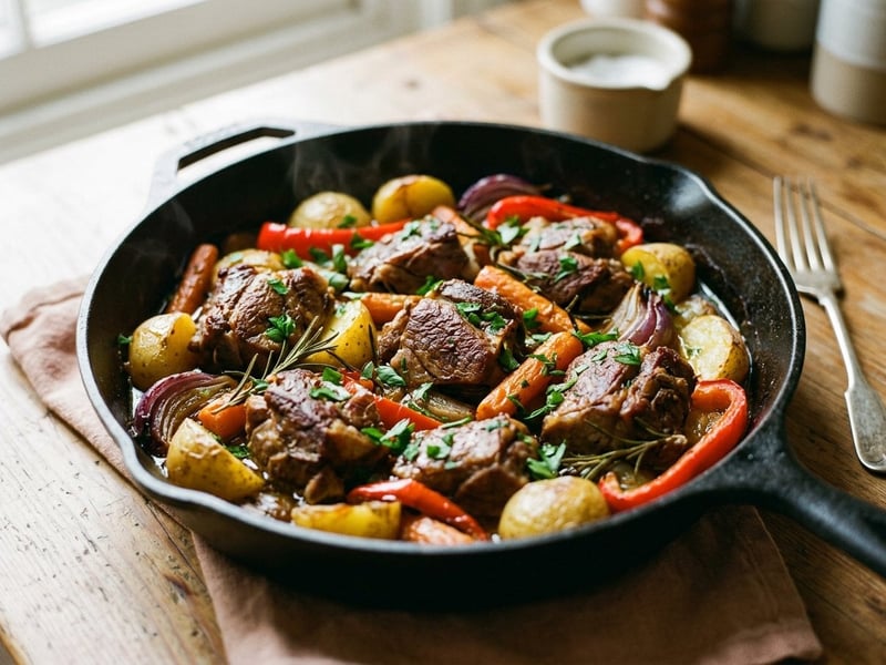 Dalmatian Lamb Peka | Tender Oven-Roasted Lamb with Potatoes