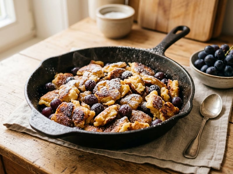 Traditional Viennese Grape Schmarrn | Fluffy & Juicy