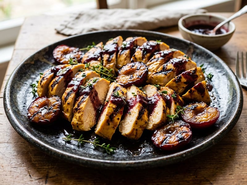 BBQ Corn-Fed Poularde | Juicy with Plum Glaze