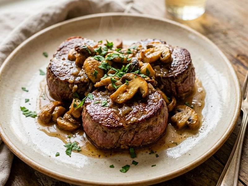 Filetto ai Funghi Porcini | Rinderfilet mit Steinpilzen