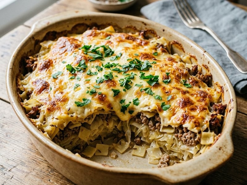 Old Viennese Layered Cabbage with Minced Meat | Hearty from the Oven