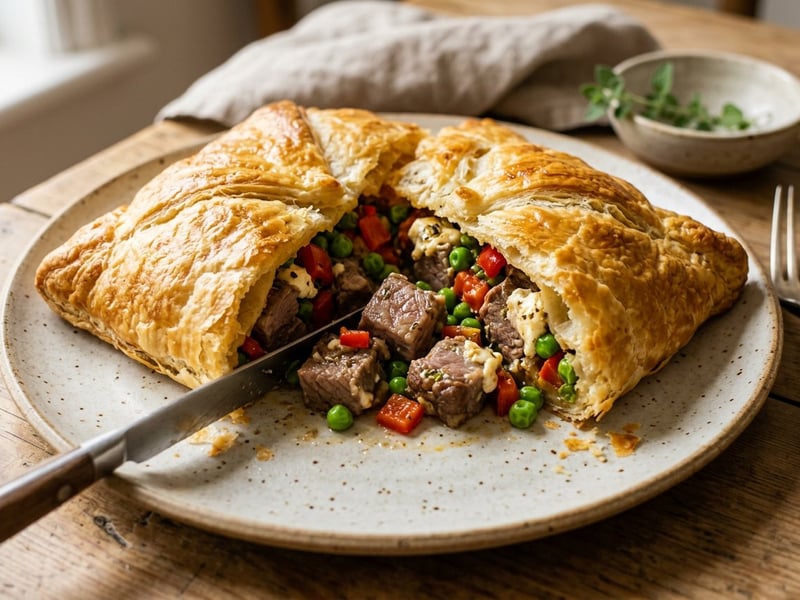 Greek Lamb Exochiko | Crispy in Puff Pastry