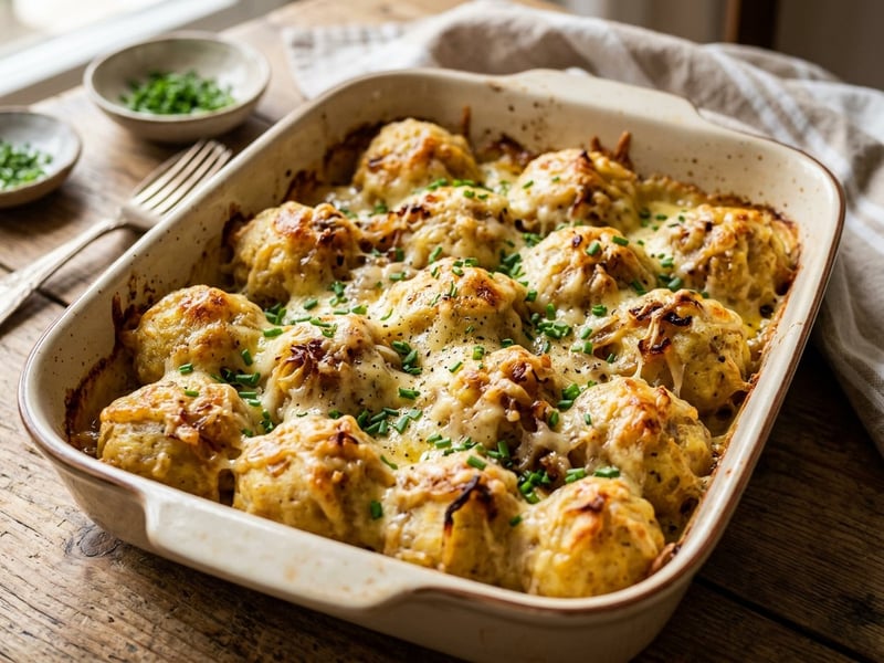 Baked Pinzgau Potato Dumplings | With Mountain Cheese
