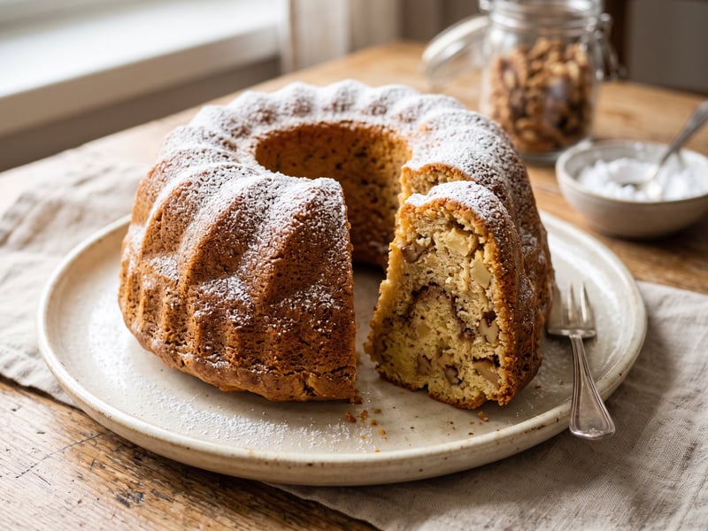 Traditional Viennese Apple Gugelhupf | Moist & Cinnamony