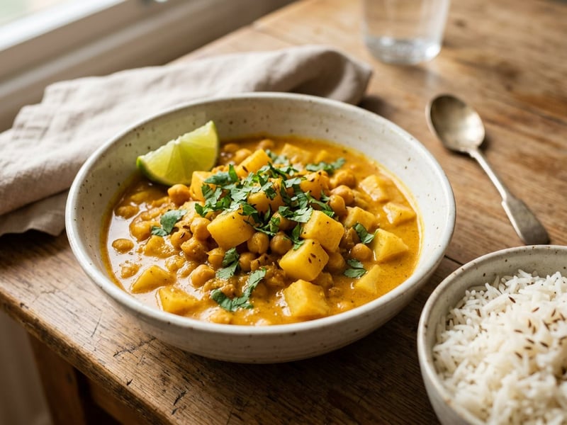Indisches Pastinaken-Kichererbsen-Curry | Cremig & Wärmend