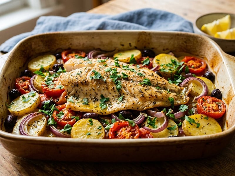 Andalusian-Style Redfish | Oven-Baked